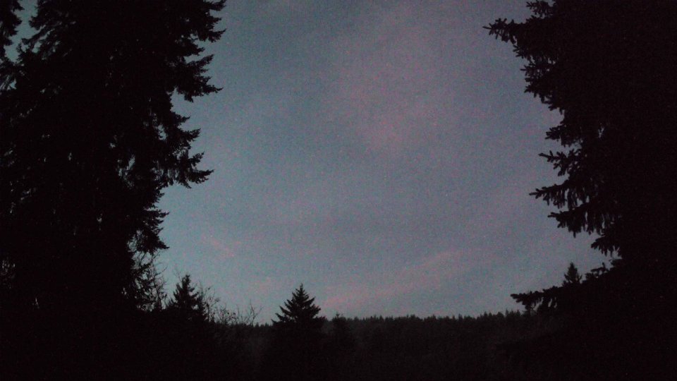 Pacific Northwest skyline timelapse frame from Dec 29th, 2025 at 7:15 AM