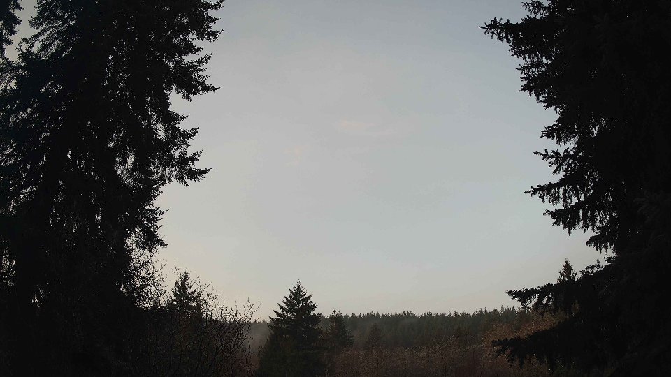 Pacific Northwest skyline timelapse frame from Dec 29th, 2025 at 8:00 AM