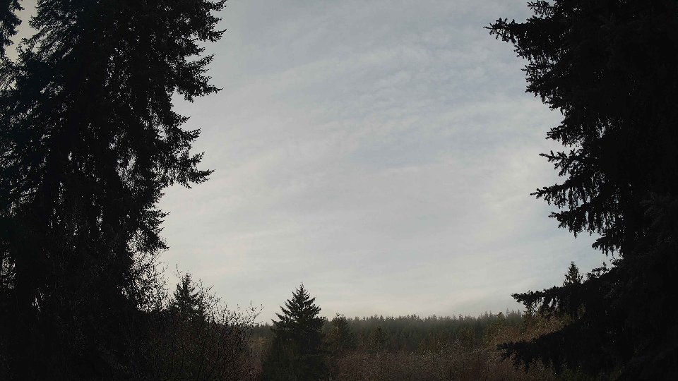 Pacific Northwest skyline timelapse frame from Dec 29th, 2025 at 8:30 AM