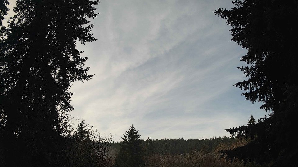Pacific Northwest skyline timelapse frame from Dec 29th, 2025 at 9:30 AM