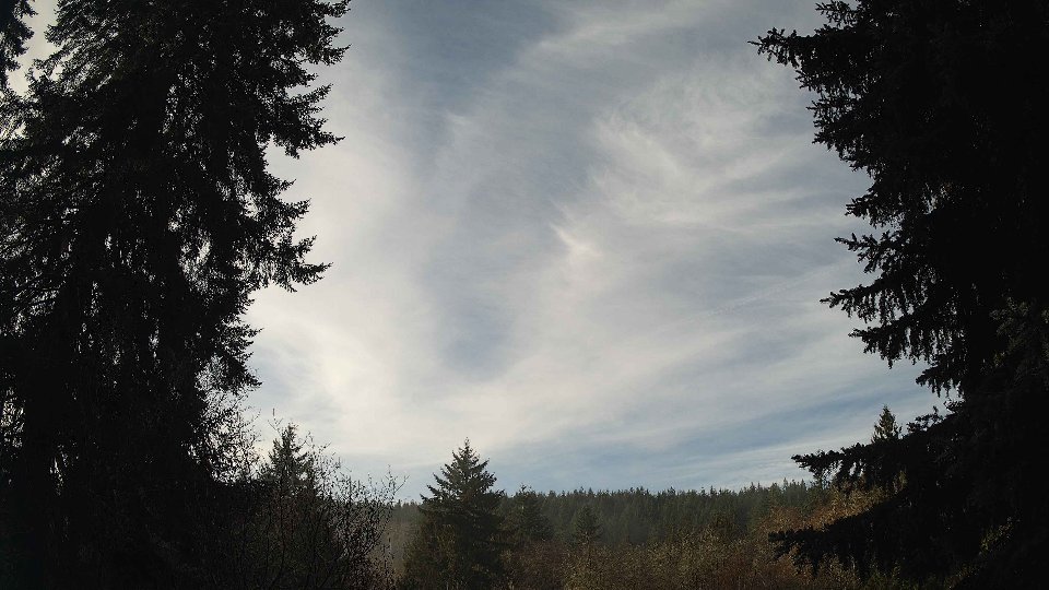 Pacific Northwest skyline timelapse frame from Dec 29th, 2025 at 10:45 AM