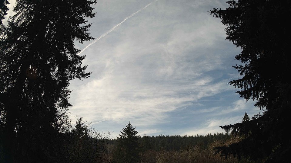 Pacific Northwest skyline timelapse frame from Dec 29th, 2025 at 11:15 AM