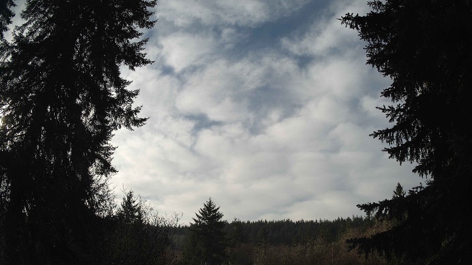 Pacific Northwest skyline timelapse frame from Dec 29th, 2025 at 12:00 PM