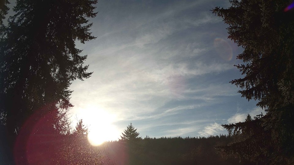 Pacific Northwest skyline timelapse frame from Dec 29th, 2025 at 2:45 PM