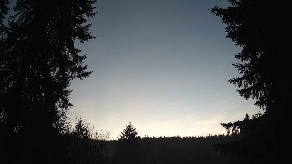 Pacific Northwest skyline timelapse frame from Dec 29th, 2025 at 4:30 PM