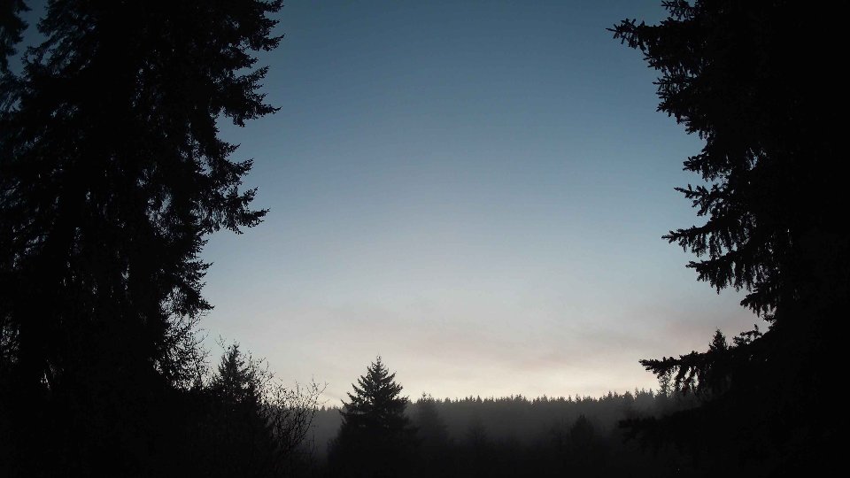 Pacific Northwest skyline timelapse frame from Dec 29th, 2025 at 5:00 PM