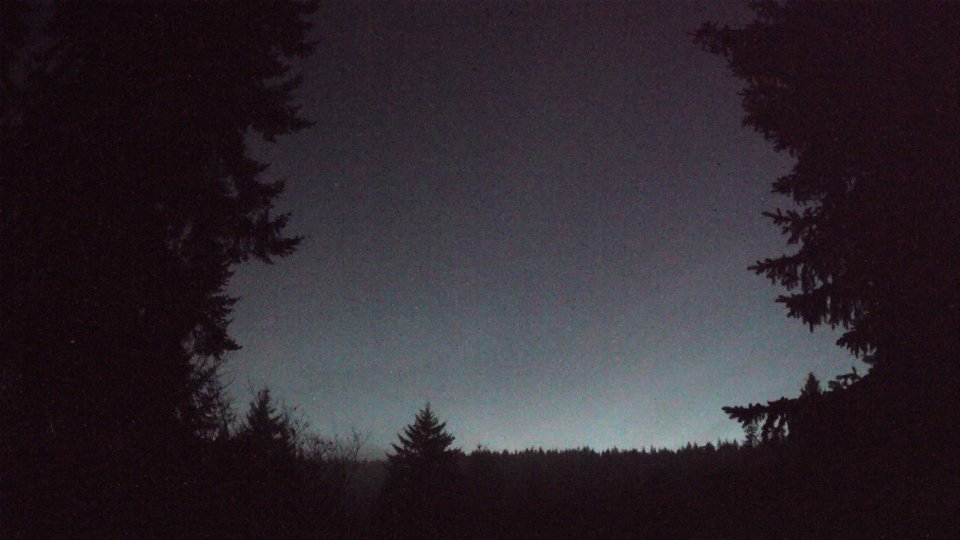 Pacific Northwest skyline timelapse frame from Dec 29th, 2025 at 5:25 PM
