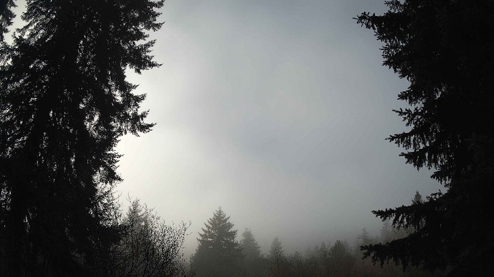 Pacific Northwest skyline timelapse frame from Dec 30th, 2025 at 11:45 AM