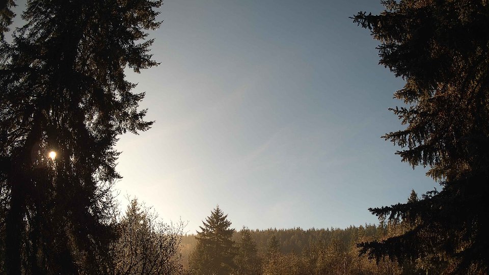 Pacific Northwest skyline timelapse frame from Dec 30th, 2025 at 1:00 PM
