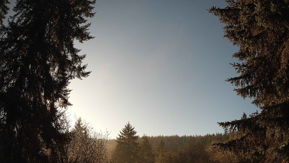 Pacific Northwest skyline timelapse frame from Dec 30th, 2025 at 1:30 PM