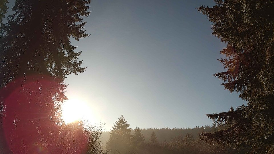 Pacific Northwest skyline timelapse frame from Dec 30th, 2025 at 2:15 PM