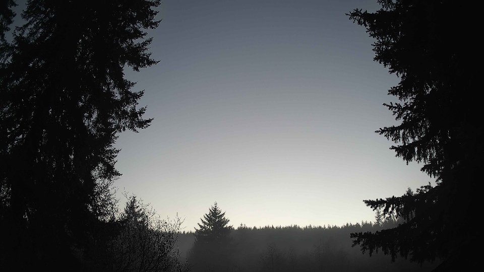 Pacific Northwest skyline timelapse frame from Dec 30th, 2025 at 4:45 PM