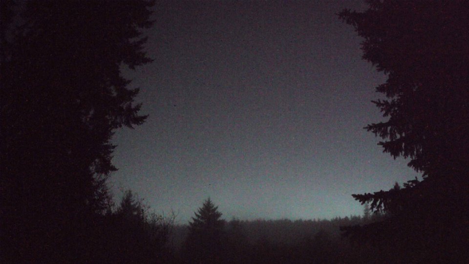 Pacific Northwest skyline timelapse frame from Dec 30th, 2025 at 5:27 PM