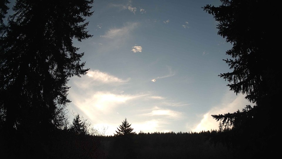 Pacific Northwest skyline timelapse frame from Dec 31st, 2025 at 3:30 PM