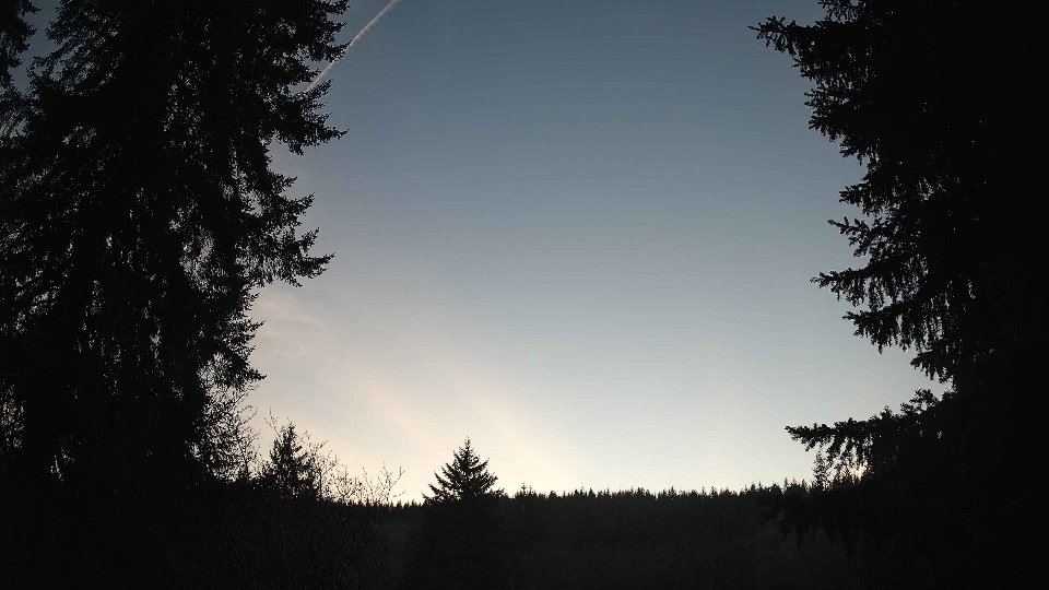 Pacific Northwest skyline timelapse frame from Dec 31st, 2025 at 4:15 PM