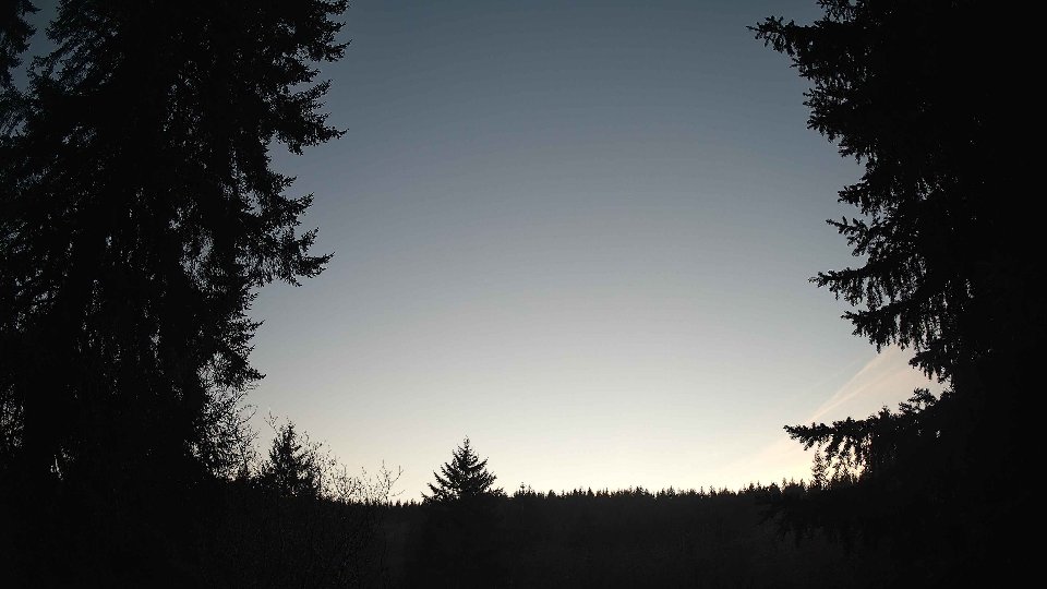 Pacific Northwest skyline timelapse frame from Dec 31st, 2025 at 4:30 PM