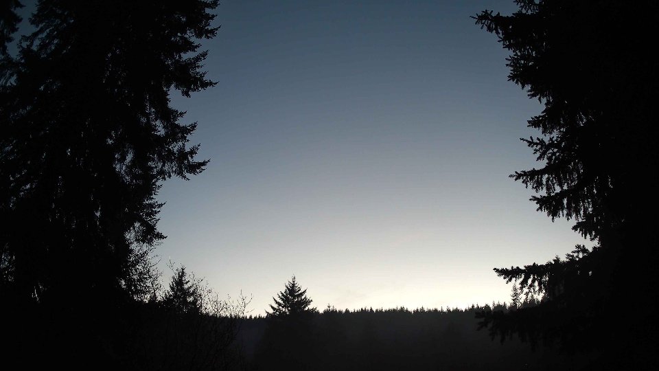 Pacific Northwest skyline timelapse frame from Dec 31st, 2025 at 5:00 PM