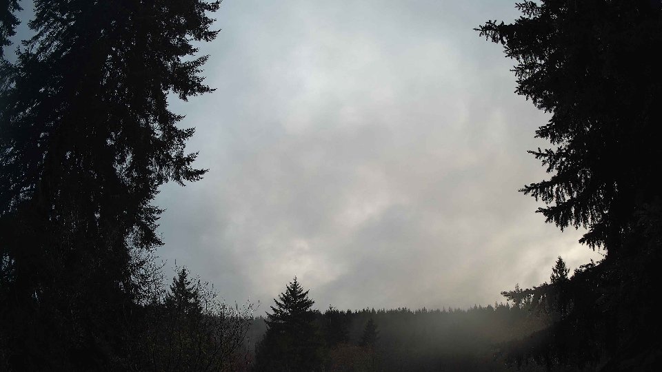 Pacific Northwest skyline timelapse frame from Jan 3rd, 2026 at 8:15 AM