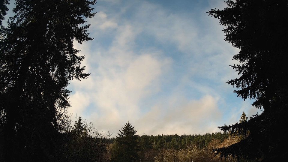 Pacific Northwest skyline timelapse frame from Jan 3rd, 2026 at 9:30 AM