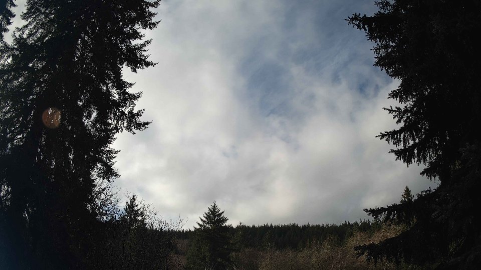 Pacific Northwest skyline timelapse frame from Jan 3rd, 2026 at 11:15 AM
