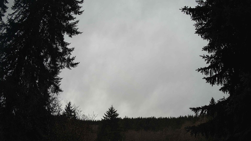 Pacific Northwest skyline timelapse frame from Jan 3rd, 2026 at 12:45 PM