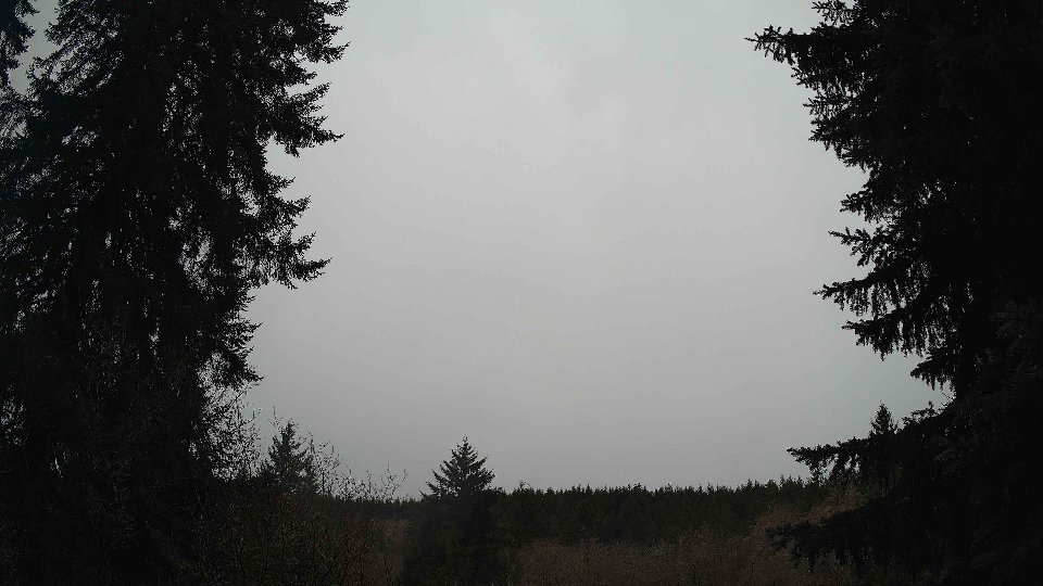 Pacific Northwest skyline timelapse frame from Jan 3rd, 2026 at 1:15 PM