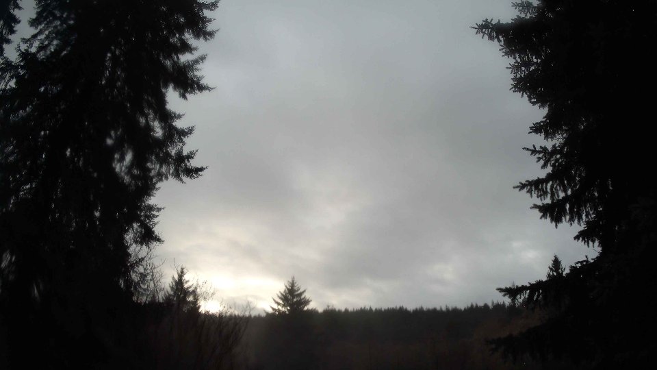 Pacific Northwest skyline timelapse frame from Jan 3rd, 2026 at 4:45 PM