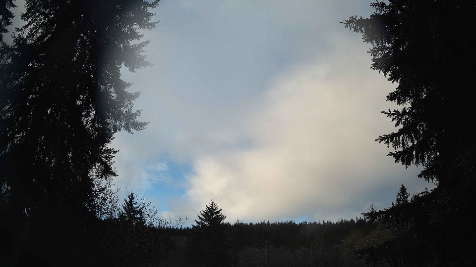 Pacific Northwest skyline timelapse on Jan 4th, 2026 at 9:15 AM
