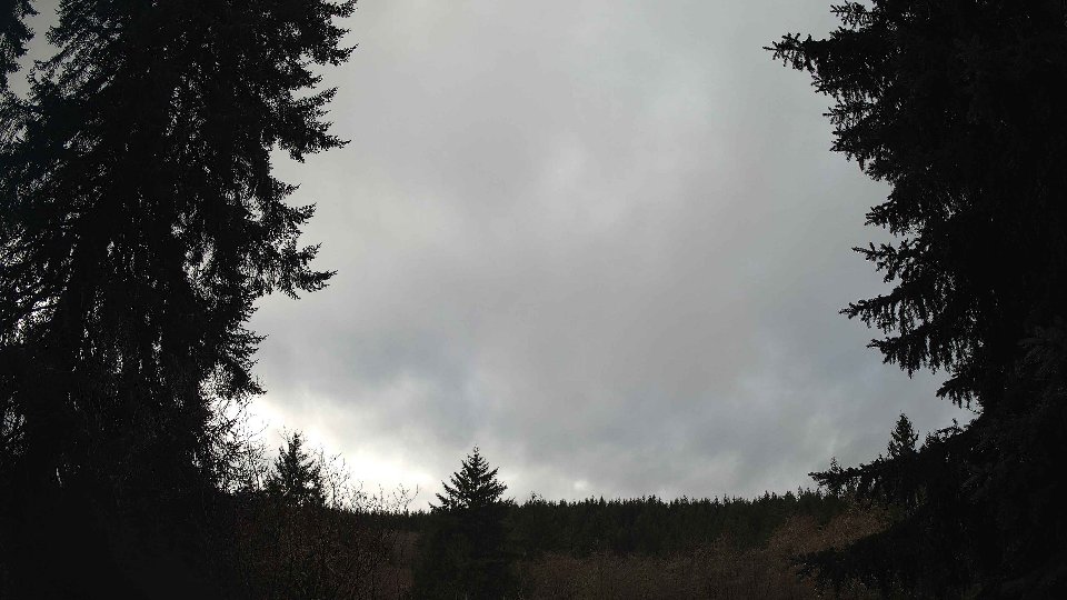 Pacific Northwest skyline timelapse on Jan 4th, 2026 at 11:45 AM