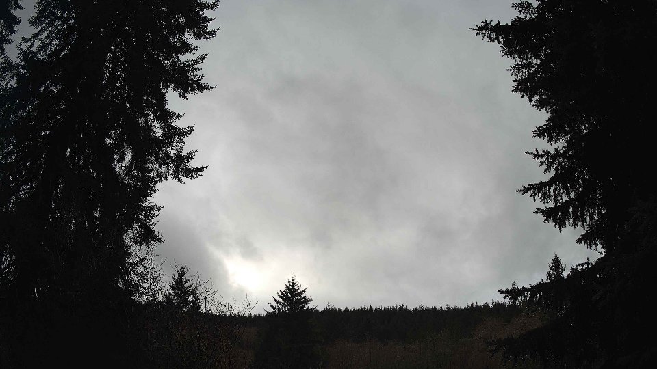 Pacific Northwest skyline timelapse on Jan 4th, 2026 at 12:00 PM