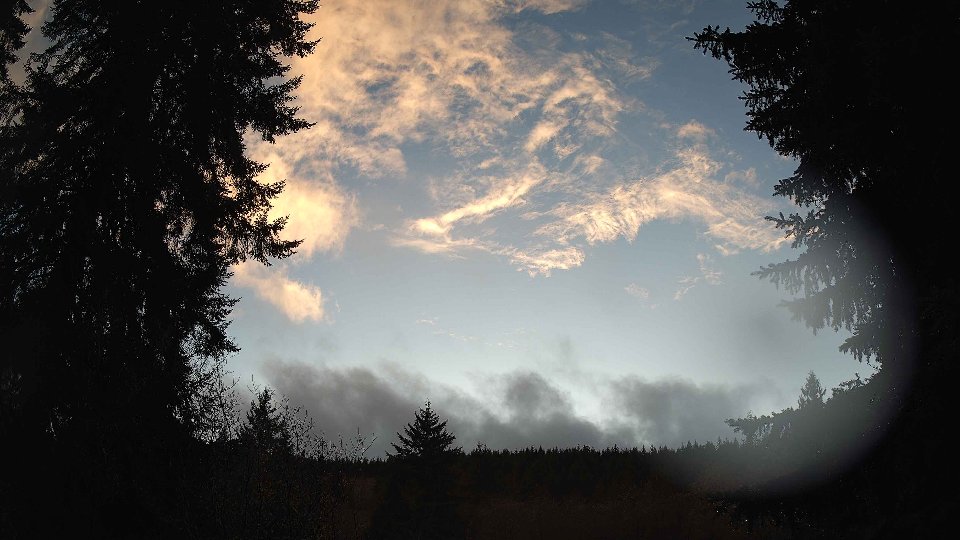 Pacific Northwest skyline timelapse on Jan 4th, 2026 at 4:15 PM