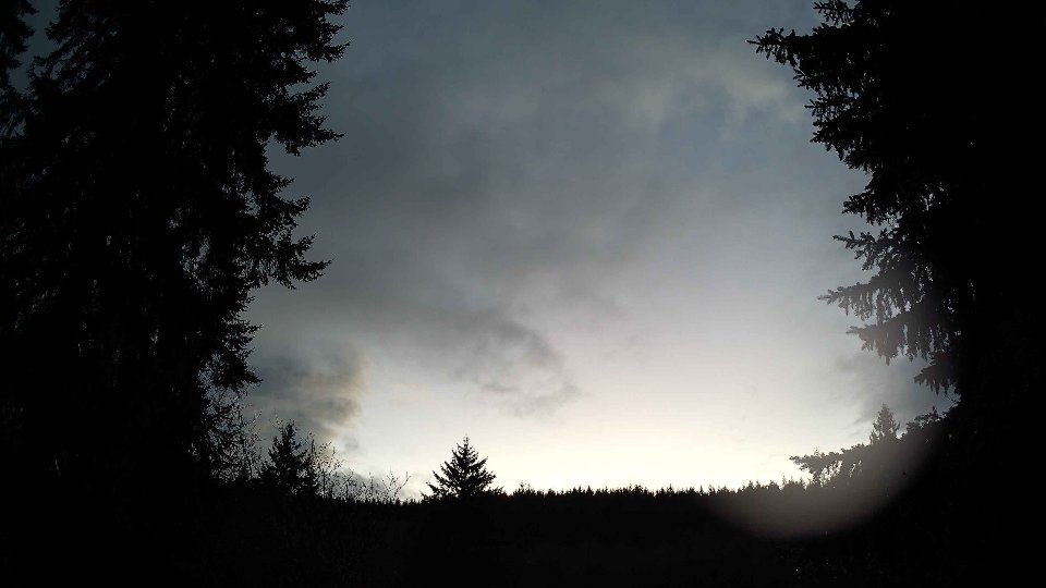Pacific Northwest skyline timelapse on Jan 4th, 2026 at 5:00 PM