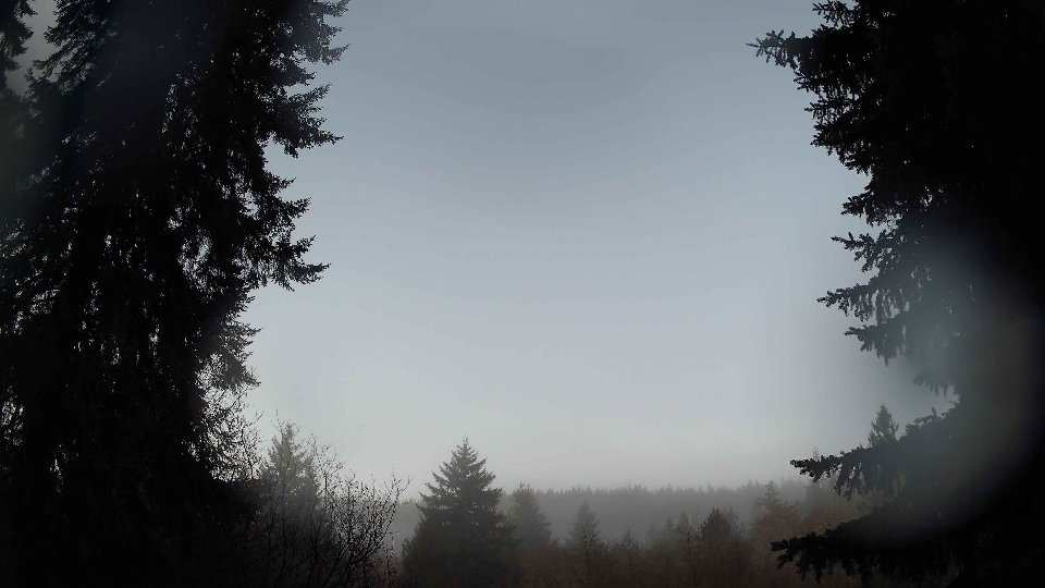 Pacific Northwest skyline timelapse on Jan 5th, 2026 at 7:45 AM