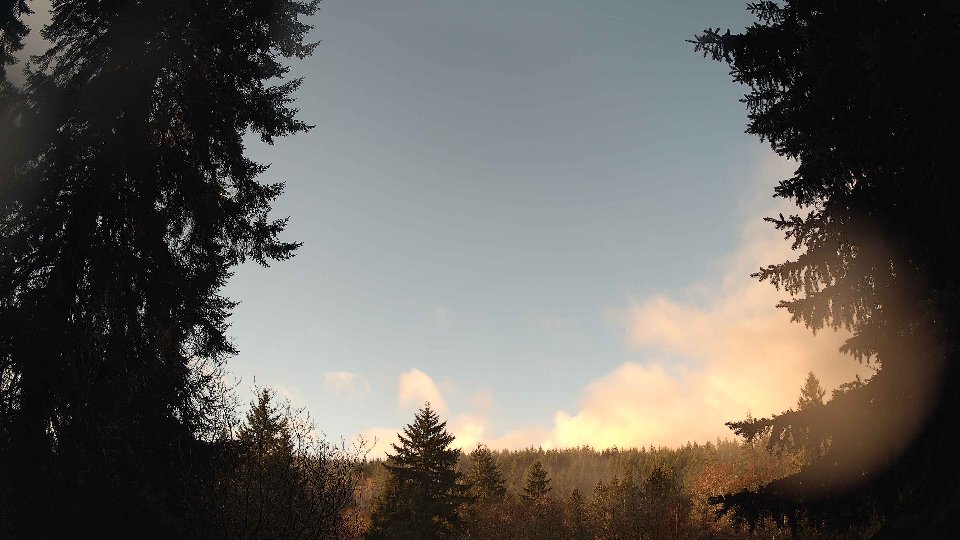 Pacific Northwest skyline timelapse on Jan 5th, 2026 at 9:15 AM