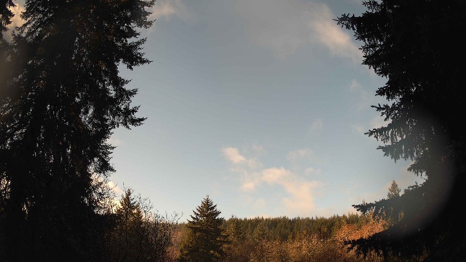 Pacific Northwest skyline timelapse on Jan 5th, 2026 at 9:30 AM
