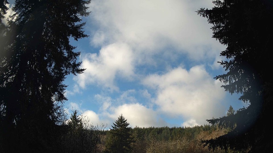 Pacific Northwest skyline timelapse on Jan 5th, 2026 at 9:45 AM