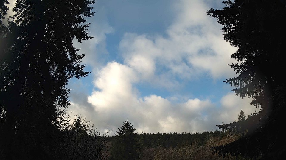 Pacific Northwest skyline timelapse on Jan 5th, 2026 at 10:00 AM
