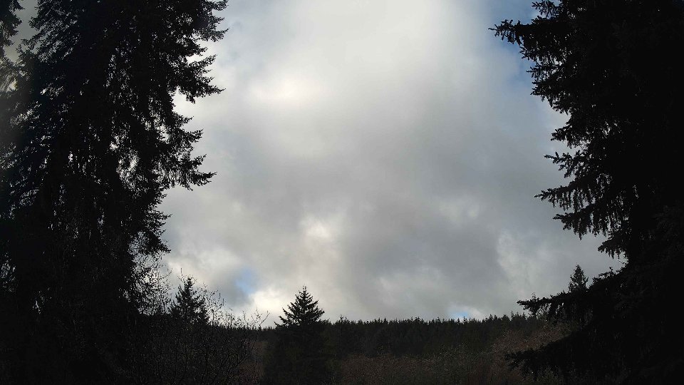 Pacific Northwest skyline timelapse on Jan 5th, 2026 at 10:15 AM