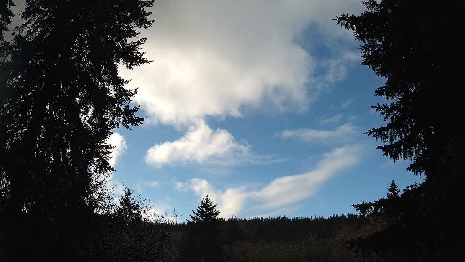 Pacific Northwest skyline timelapse on Jan 5th, 2026 at 10:45 AM