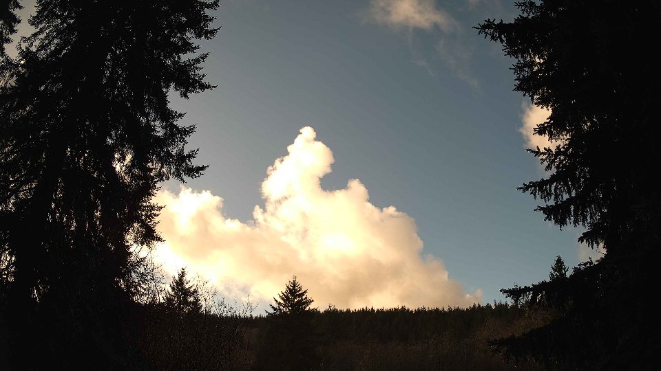 Pacific Northwest skyline timelapse on Jan 5th, 2026 at 11:30 AM