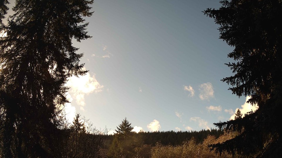 Pacific Northwest skyline timelapse on Jan 5th, 2026 at 12:00 PM