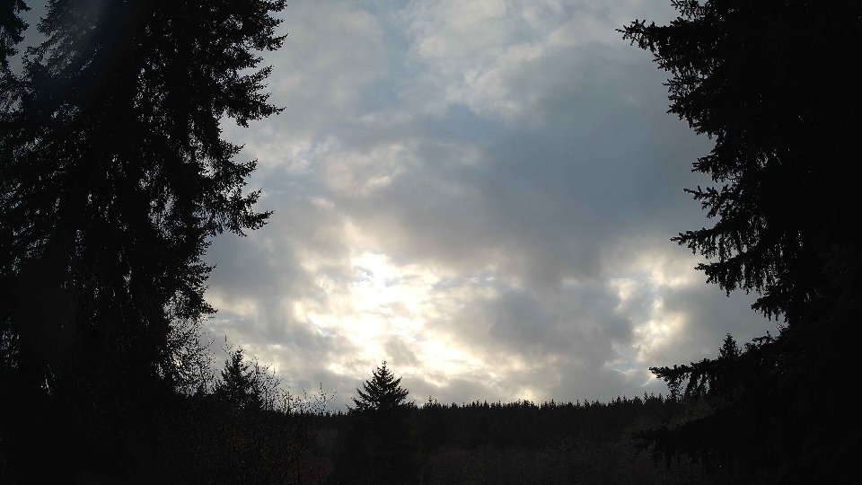 Pacific Northwest skyline timelapse on Jan 5th, 2026 at 3:45 PM