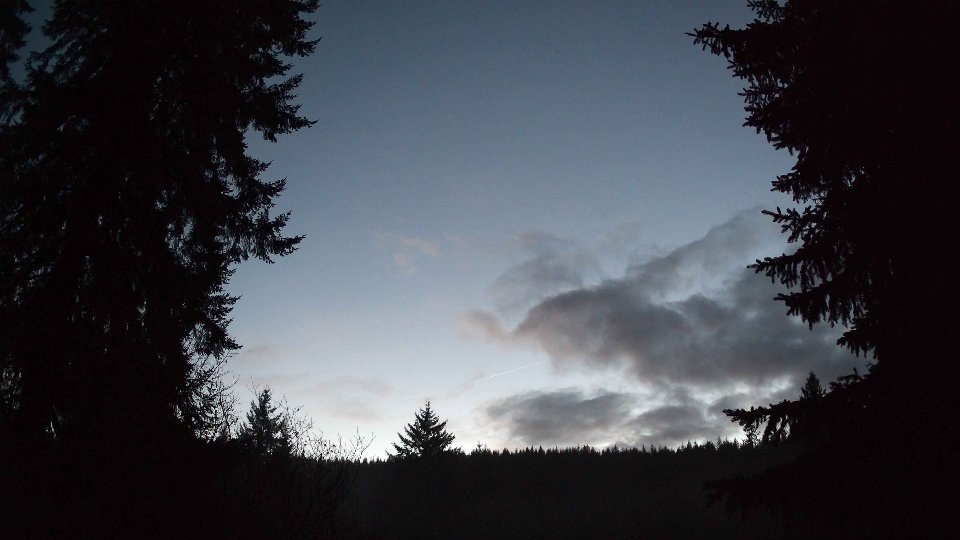 Pacific Northwest skyline timelapse on Jan 5th, 2026 at 5:15 PM