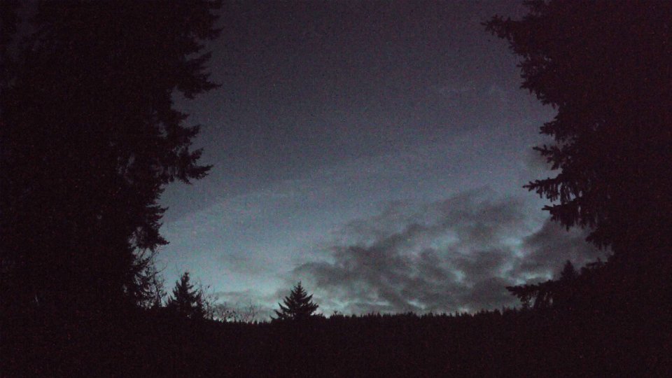 Pacific Northwest skyline timelapse on Jan 5th, 2026 at 5:30 PM