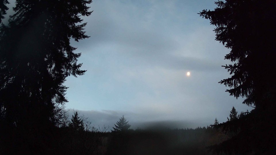 Pacific Northwest skyline timelapse on Jan 7th, 2026 at 7:30 AM