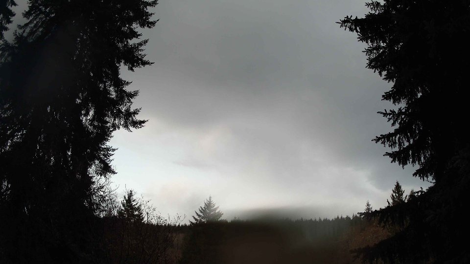 Pacific Northwest skyline timelapse on Jan 7th, 2026 at 7:45 AM