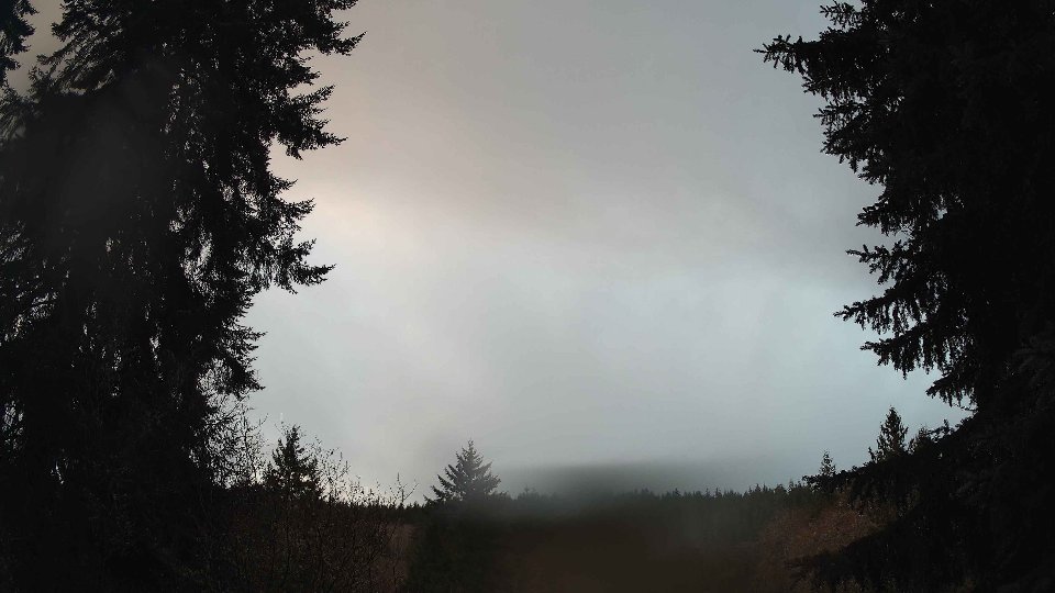 Pacific Northwest skyline timelapse on Jan 7th, 2026 at 8:00 AM