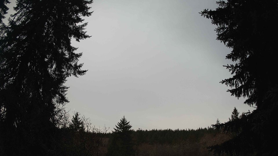 Pacific Northwest skyline timelapse on Jan 7th, 2026 at 8:30 AM