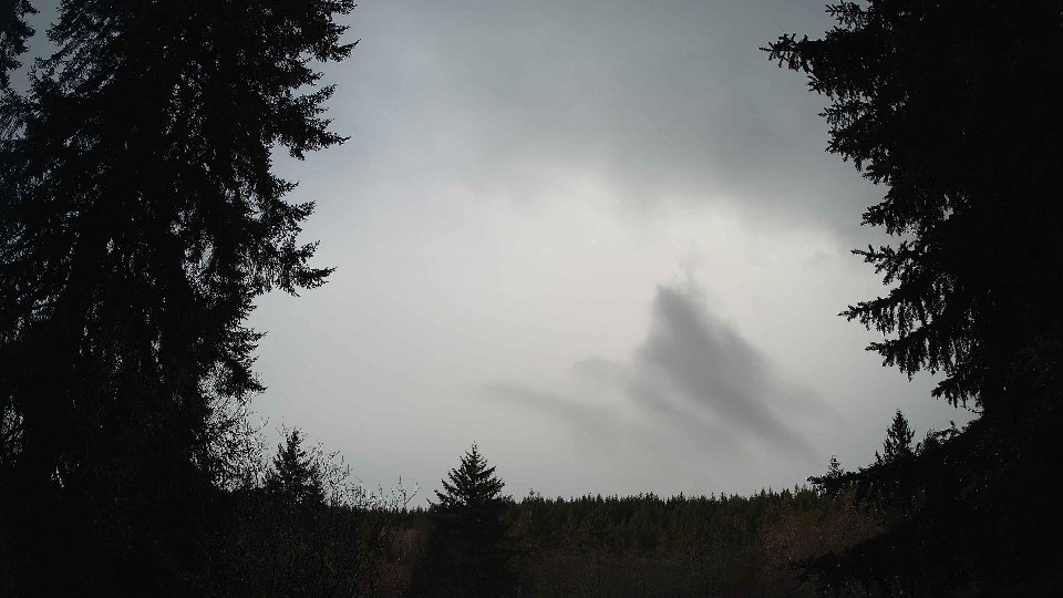 Pacific Northwest skyline timelapse on Jan 7th, 2026 at 8:45 AM