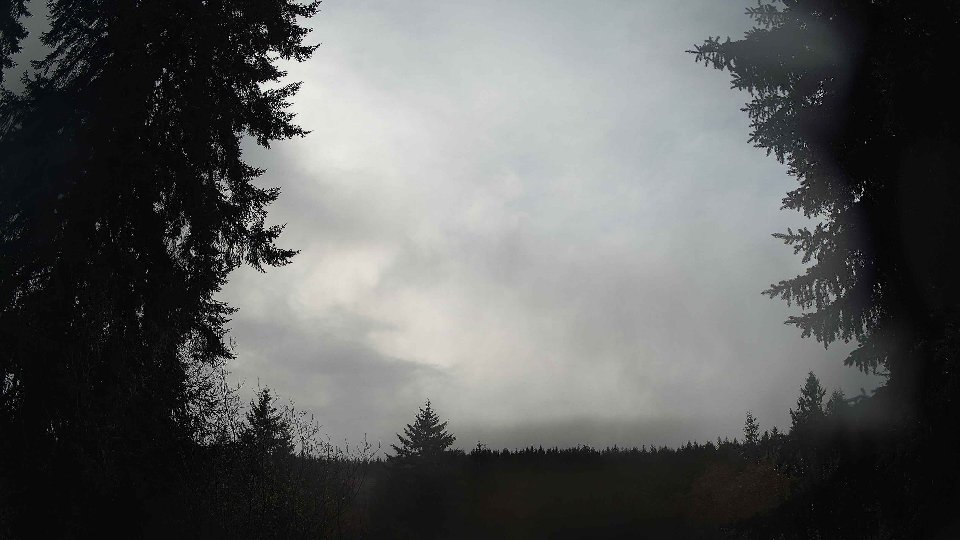 Pacific Northwest skyline timelapse on Jan 7th, 2026 at 12:15 PM